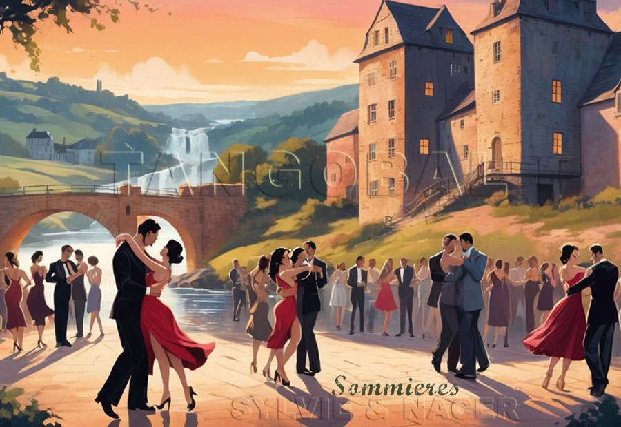 Tango Argentin au Moulin de Sommières avec Sylvie et Nacer